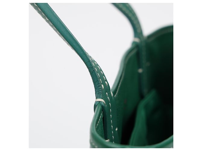 Goyard Mini Anjou Tote Bag Green - vista 13