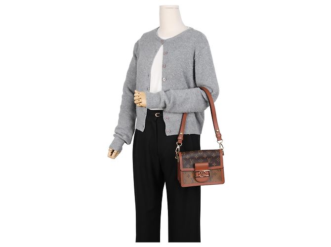 Louis Vuitton mala Dauphine Mini Monogram Reverse Canvas - vista 17