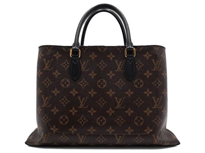 Louis Vuitton Borsa Tote e borsa a tracolla Monogram Canvas Noir Flower - vista 4