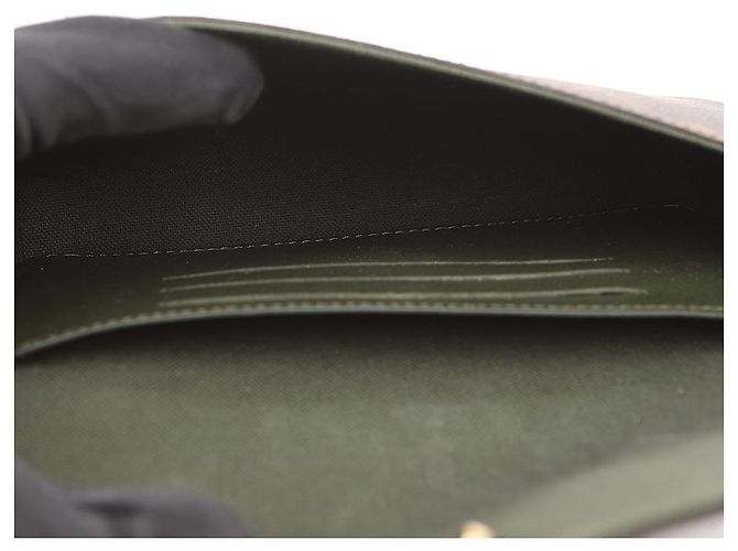 Louis Vuitton Borsa a tracolla Felicity Strap and Go Monogram Canvas Khaki Green - vista 8