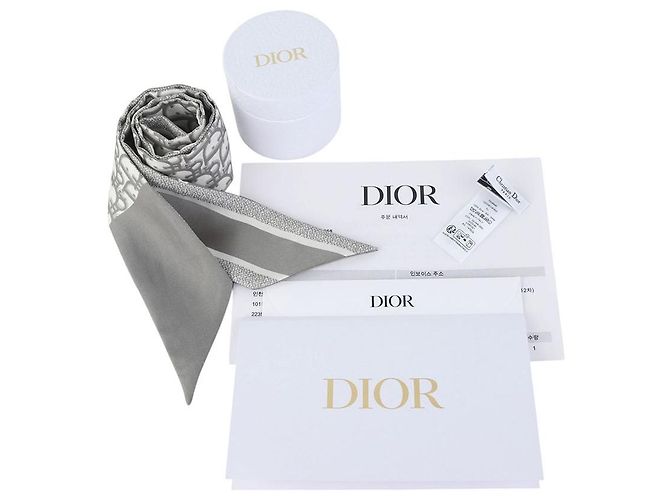 Dior Sciarpa Oblique in twill di seta - vista 5