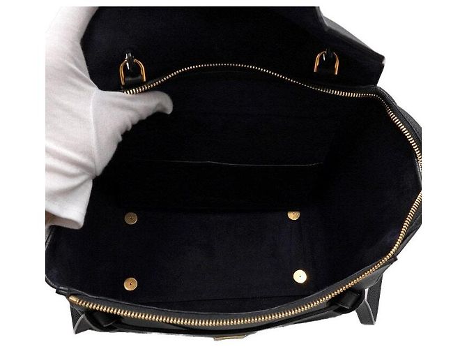 Belt Bag Céline Mini borsa cintura, tote e borsa a tracolla in pelle nera - vista 5