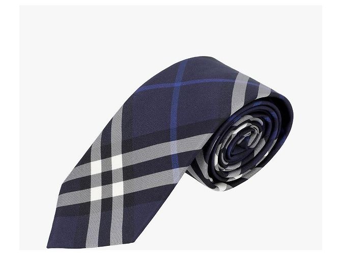 Cravatta in seta Burberry Check - vista 2