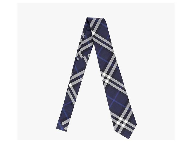 Cravatta in seta Burberry Check - vista 4