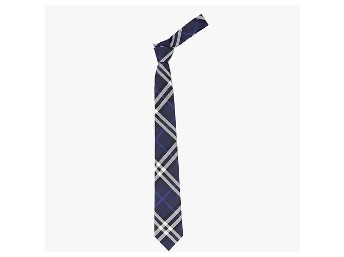 Cravatta in seta Burberry Check - vista 5