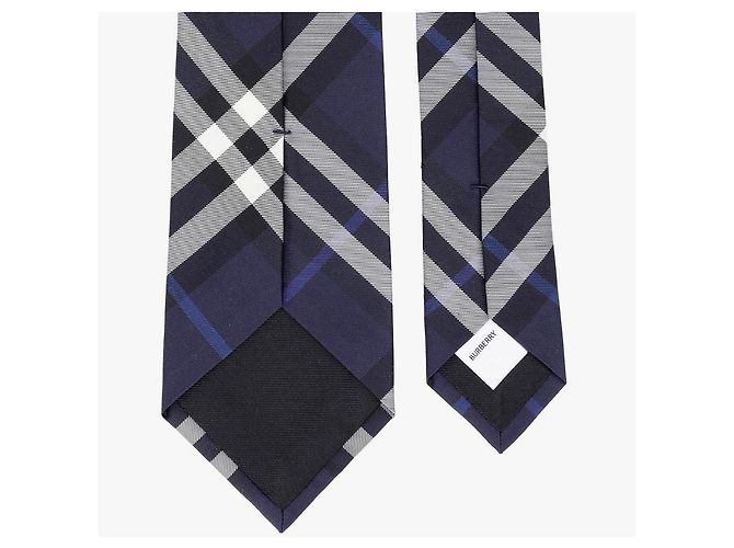 Cravatta in seta Burberry Check - vista 6