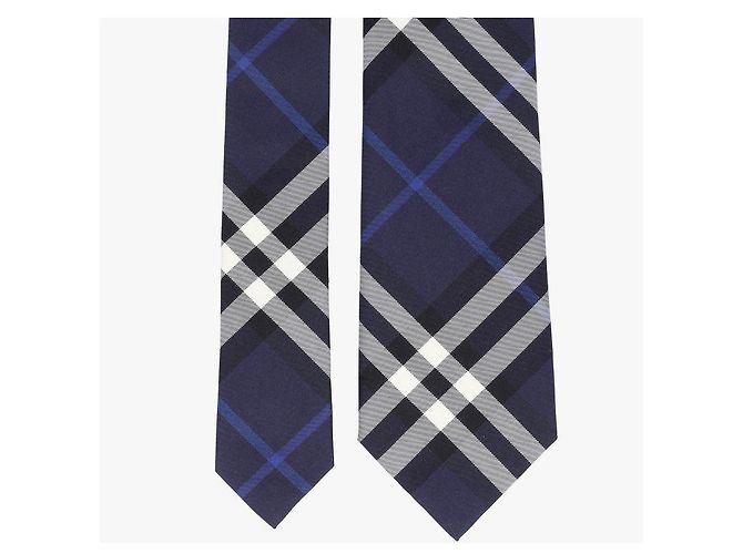 Cravatta in seta Burberry Check - vista 7