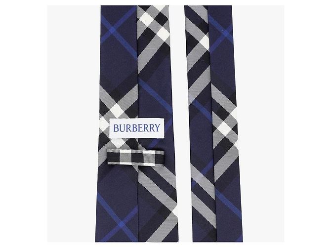 Cravatta in seta Burberry Check - vista 8