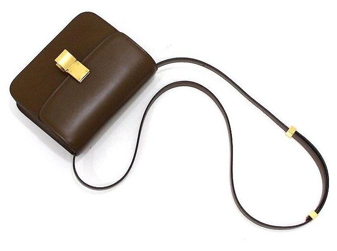 Céline Borsa a tracolla e crossbody Classic Box Tin Marrone - vista 11
