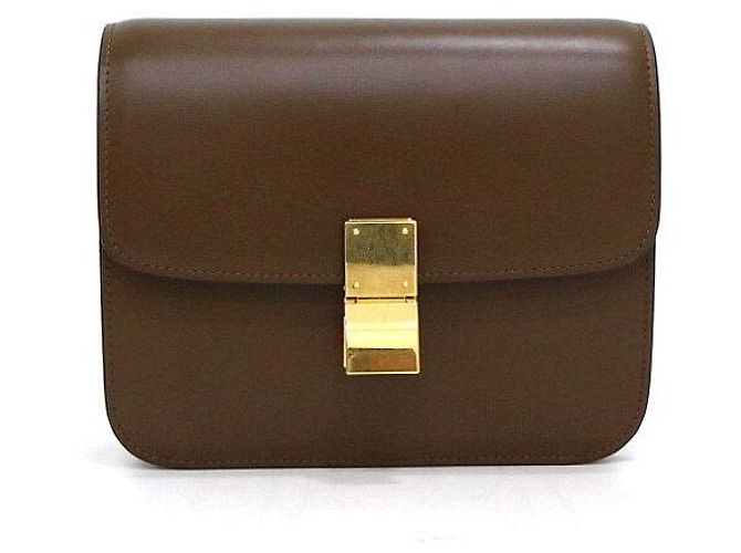 Céline Borsa a tracolla e crossbody Classic Box Tin Marrone - vista 2