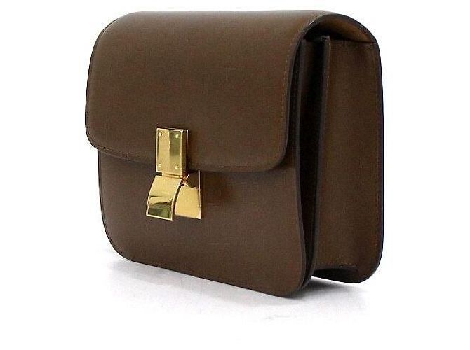 Céline Borsa a tracolla e crossbody Classic Box Tin Marrone - vista 3