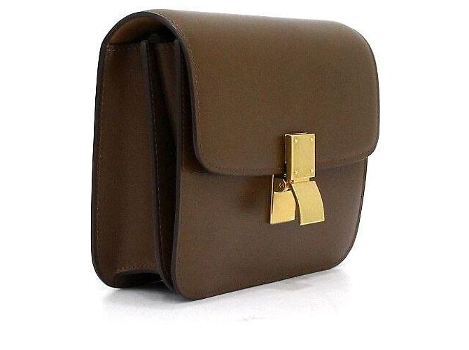 Céline Borsa a tracolla e crossbody Classic Box Tin Marrone - vista 4