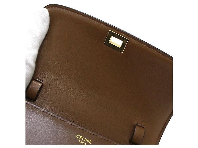 Céline Borsa a tracolla e crossbody Classic Box Tin Marrone - vista 6