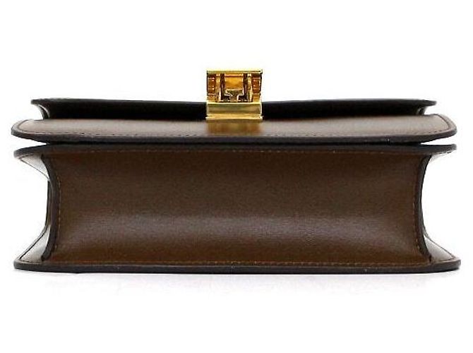 Céline Borsa a tracolla e crossbody Classic Box Tin Marrone - vista 8