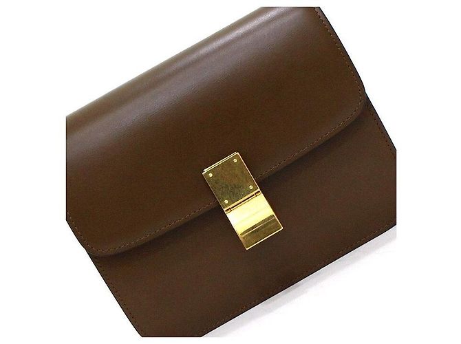 Céline Borsa a tracolla e crossbody Classic Box Tin Marrone - vista 9