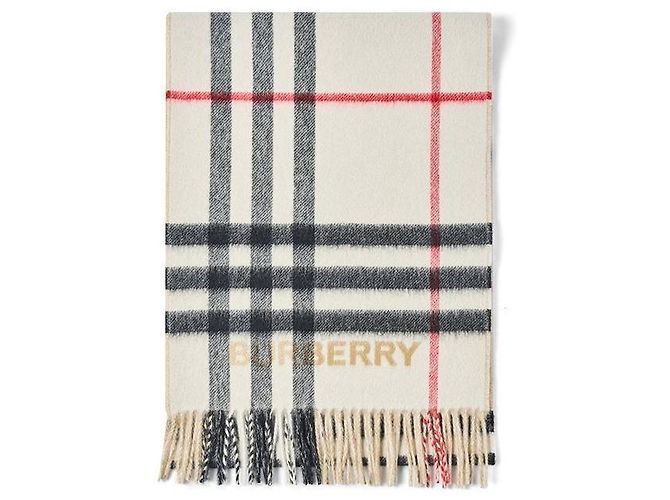 Burberry Cachecol de lã e seda xadrez - vista 3