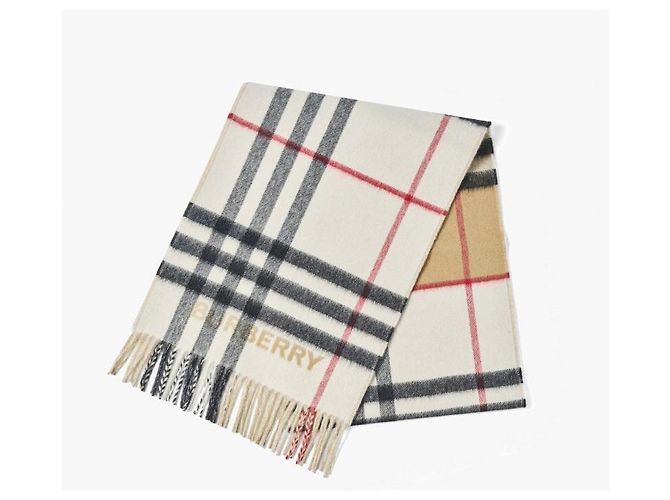 Burberry Cachecol de lã e seda xadrez - vista 5