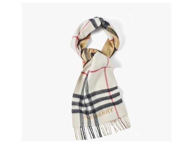Burberry Cachecol de lã e seda xadrez - vista 8