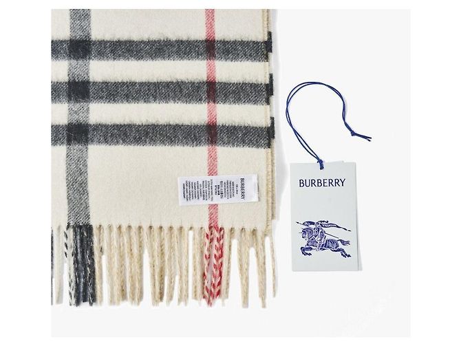 Burberry Cachecol de lã e seda xadrez - vista 9