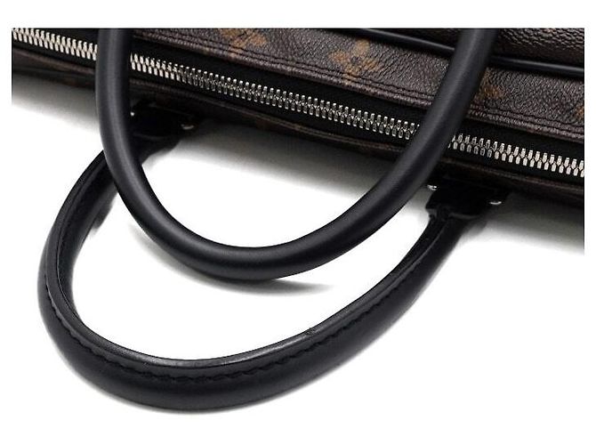 Louis Vuitton Monogram Macassar Porte-Documents Voyage PM Borsa Tote e Borsa a Tracolla da Uomo - vista 9