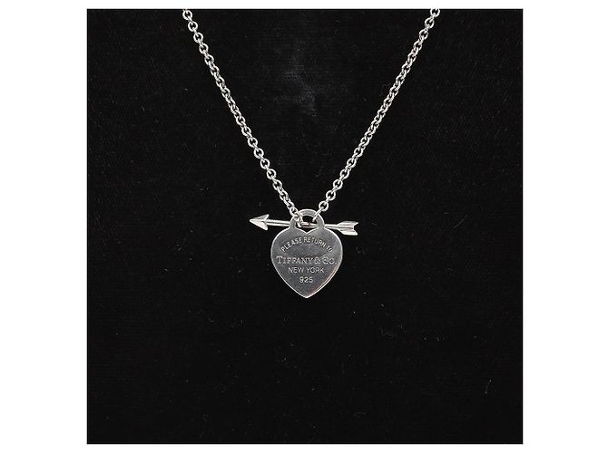 Tiffany & Co Collana con pendente Heart Tag Silver - vista 2