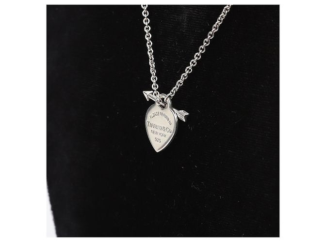 Tiffany & Co Collana con pendente Heart Tag Silver - vista 3