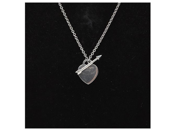 Tiffany & Co Collana con pendente Heart Tag Silver - vista 4