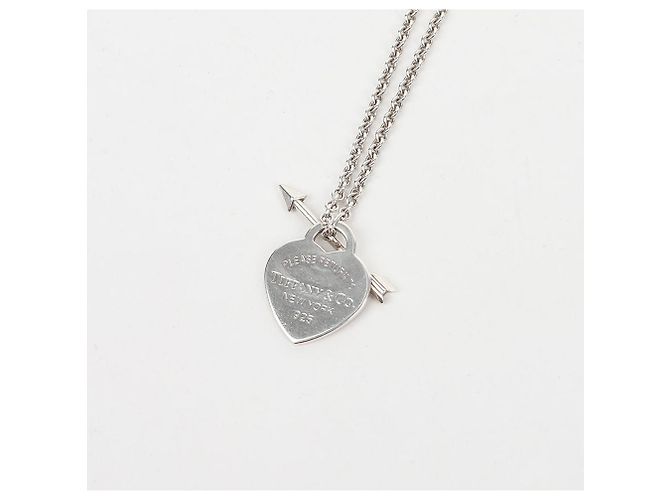 Tiffany & Co Collana con pendente Heart Tag Silver - vista 6