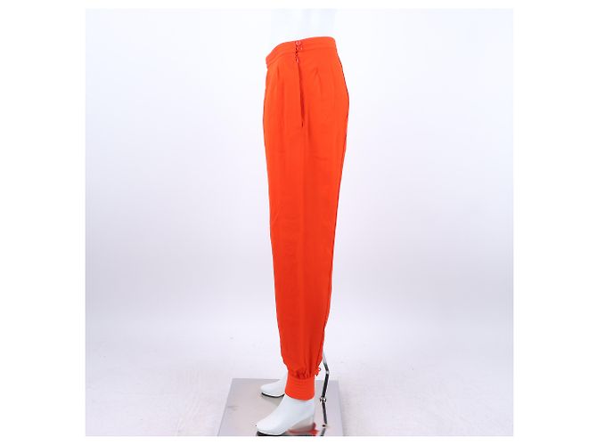 Pantalones de seda Hermès naranja - vista 2