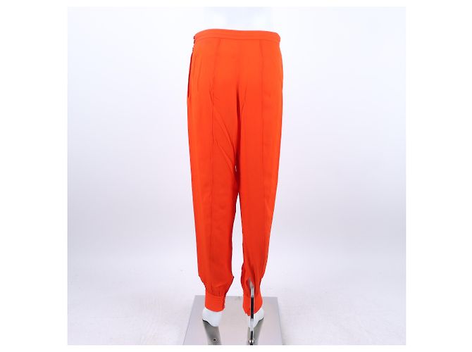 Pantalones de seda Hermès naranja - vista 3