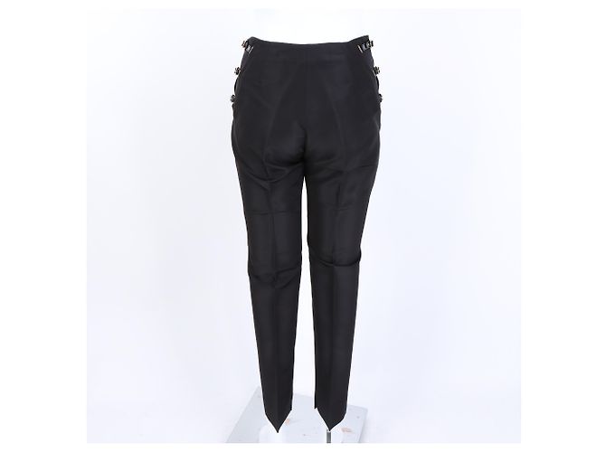 Pantalones de seda Gucci negros - vista 3