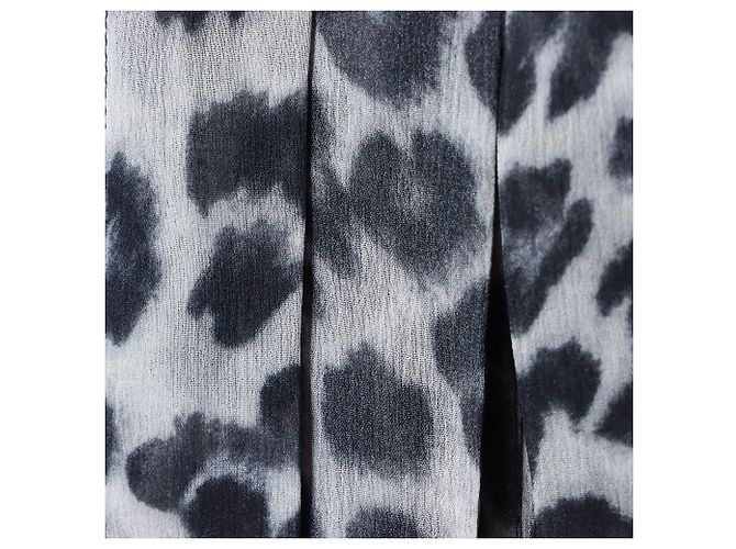 Christian Dior Seidenbluse Grau - Ansicht 4
