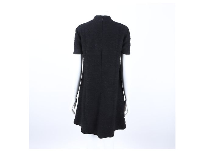 Vestido de tweed Gucci negro - vista 3