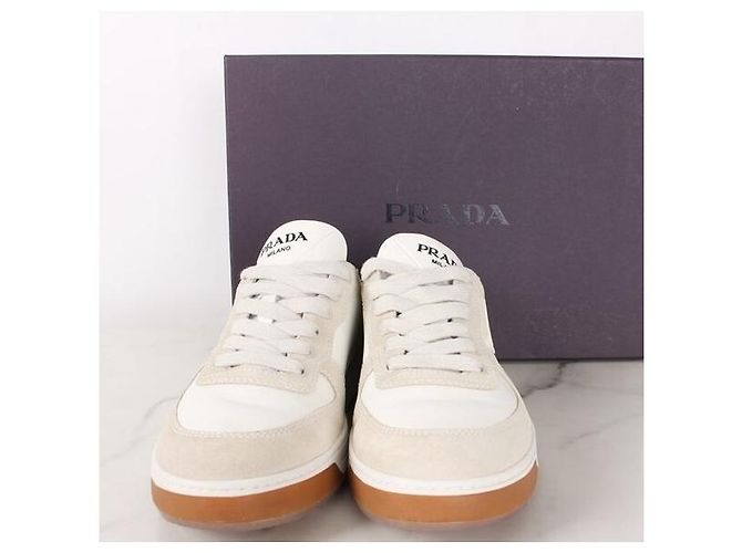 Prada Baskets en cuir daim - vue 2