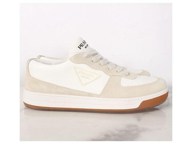 Prada Baskets en cuir daim - vue 4