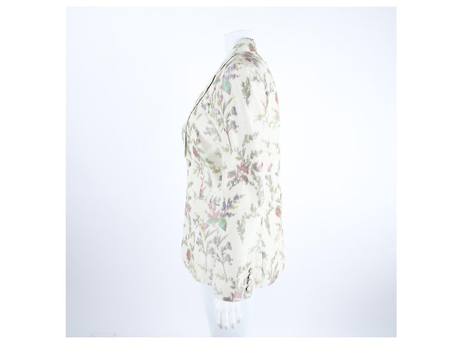 Christian Dior Seidenjacke Grün - Ansicht 2