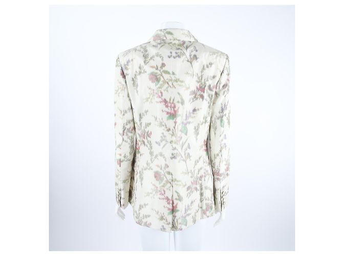 Christian Dior Seidenjacke Grün - Ansicht 3