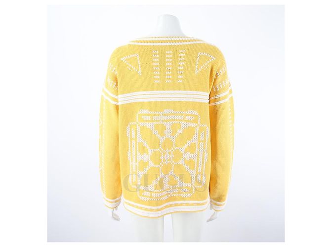 Jersey de manga larga Hermès amarillo - vista 3