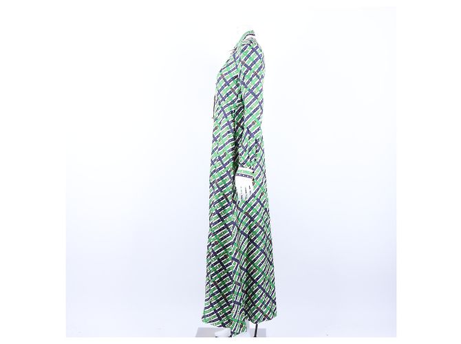 Abito in seta Gucci multicolore - vista 2