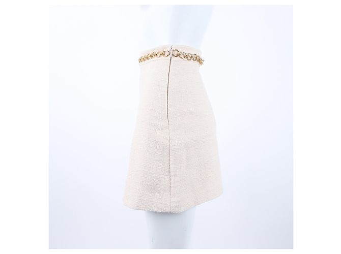 Falda de tweed Gucci Marfil - vista 2