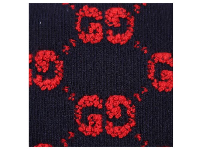 Gucci Strickrock Navy Rot - Ansicht 4