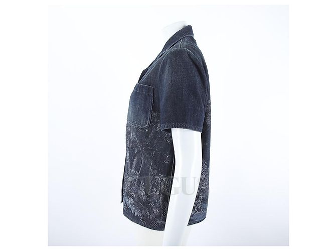 Dior Kurzarm-Jacke aus Denim - Ansicht 2