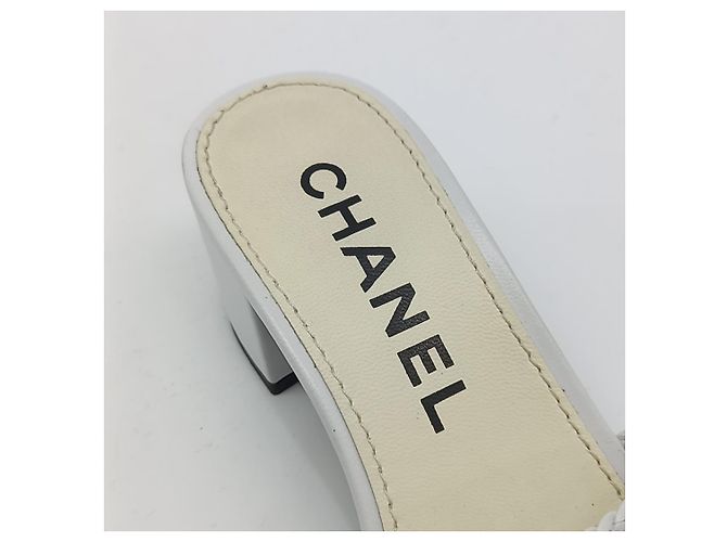Chanel Mesh Slipper Weiß - Ansicht 6