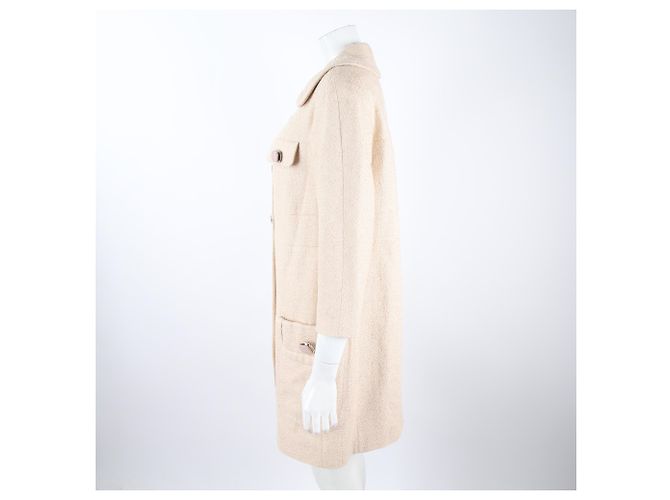 Chaqueta de seda Chloé beige - vista 2
