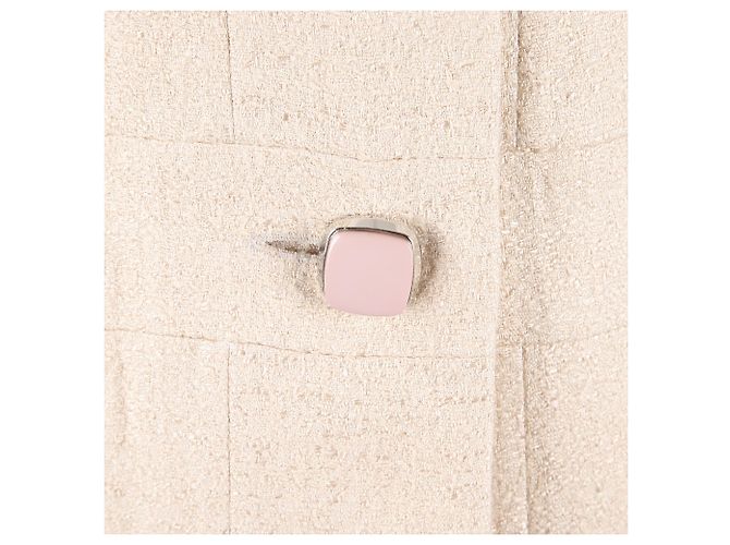 Chaqueta de seda Chloé beige - vista 4