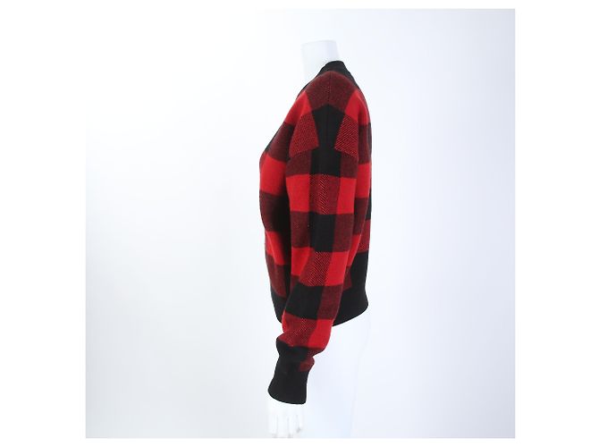 Dior Strickpullover Rot Schwarz - Ansicht 2