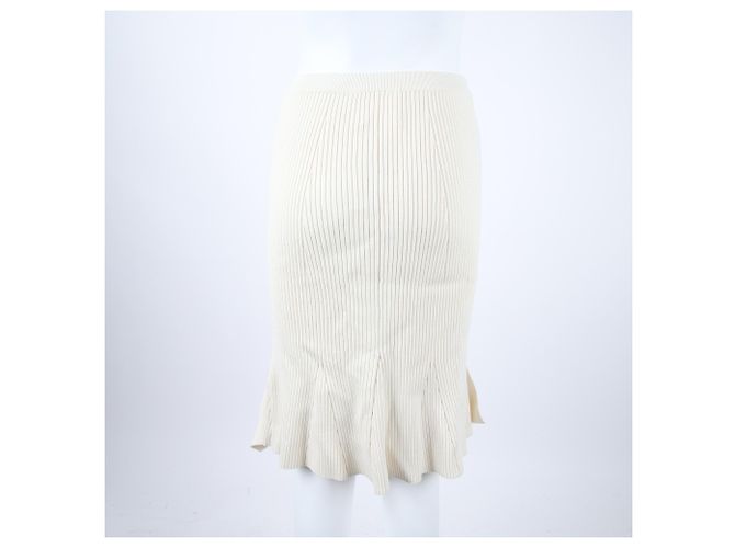 Falda de punto Givenchy Marfil - vista 3