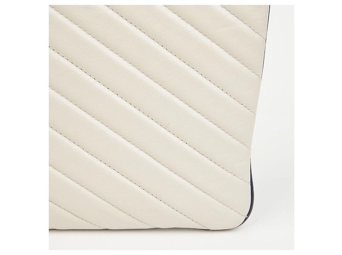 Gucci Clutch GG Marmont in pelle White - vista 5