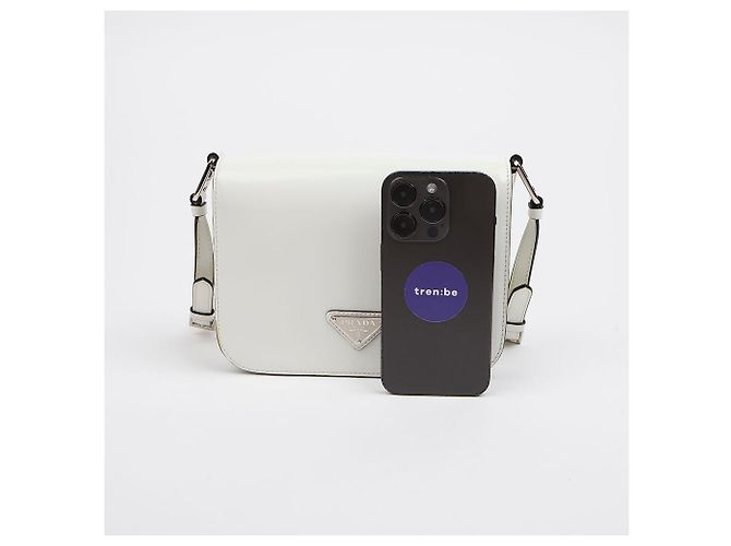 Prada Borsa a tracolla in pelle spazzolata - vista 10