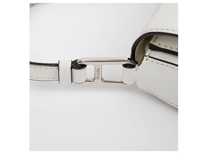 Prada Borsa a tracolla in pelle spazzolata - vista 8